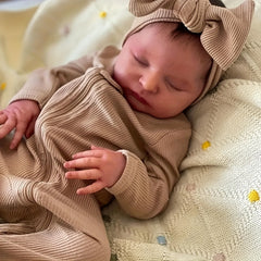 Lifelike 50 3D Painted Texture Sleep Regeneration Doll Soft Fabric Body