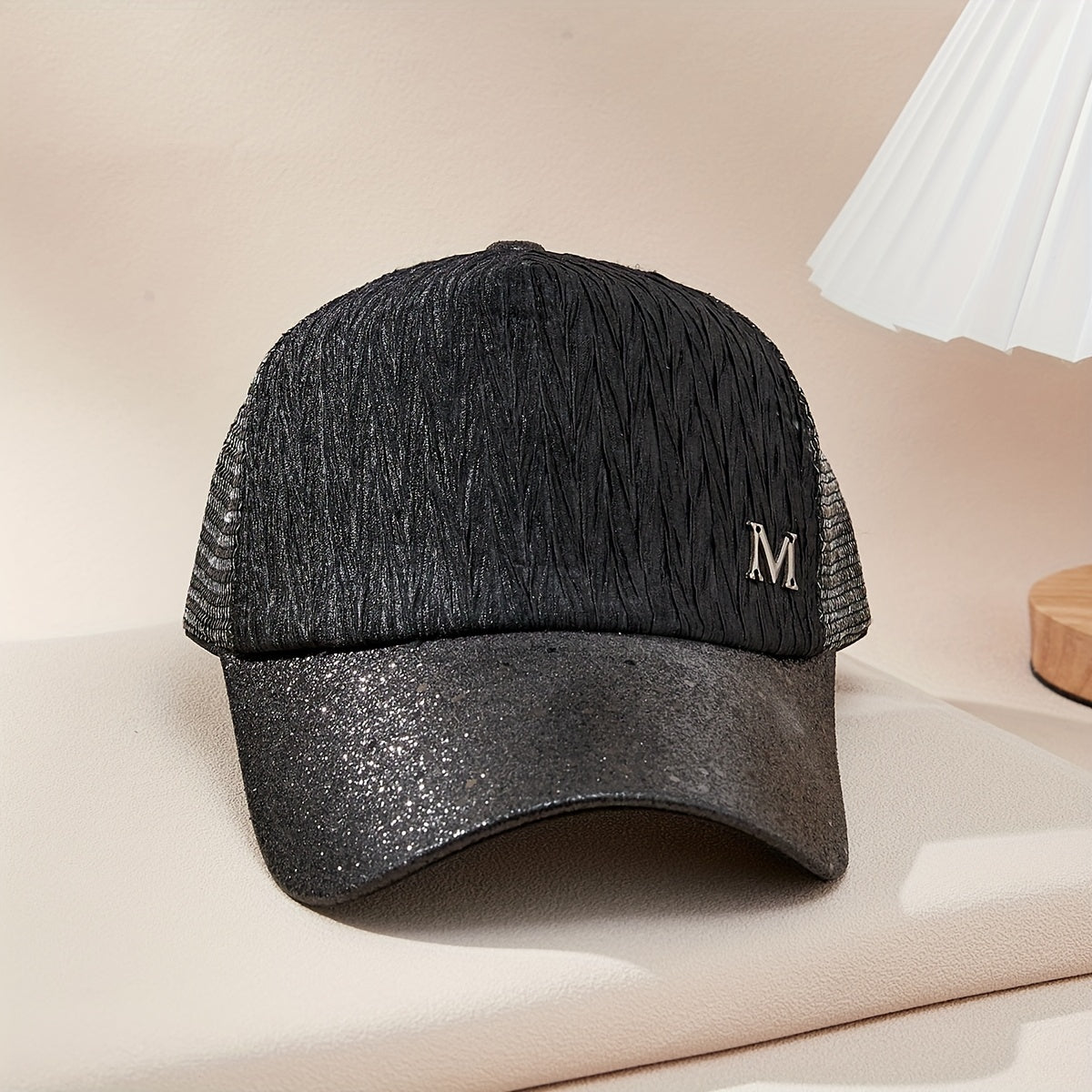 Solid Trucker Hat Casual Mesh Baseball Cap Unisex Couple Dad Hat