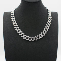 Cuban Link Rhinestone Chain Necklace