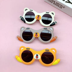 Little Bear Round Frame Sunglasses UV Protective