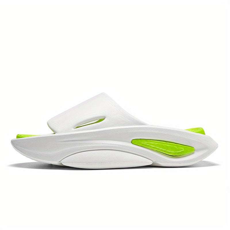 Men's Non Slip Slides Casual Slippers Open Toe Pillow Shoes