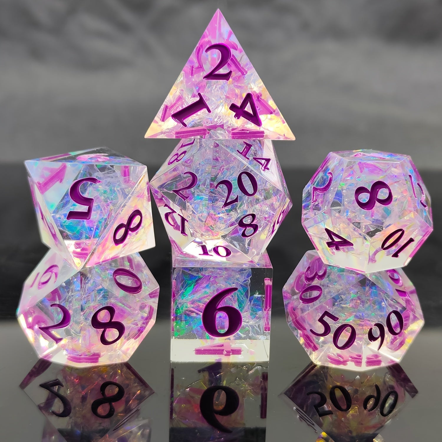 Resin Sided Dice Board Game - Dice Optional