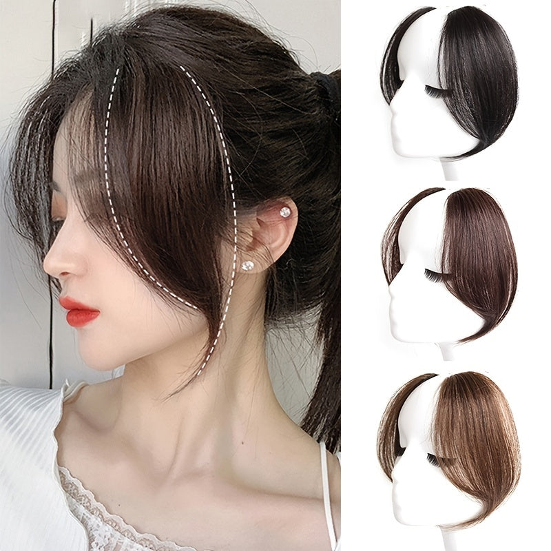 Invisible Seamless Real Hair Bangs Wig