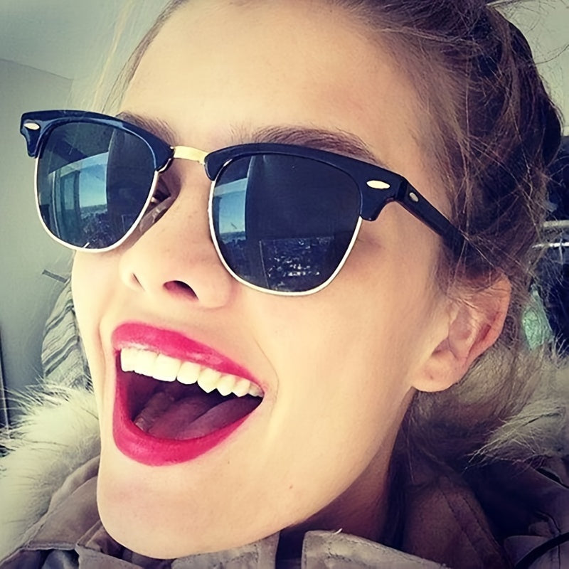 Vintage Square Sunglasses Women's Classic Trends Unisex
