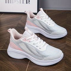 Women's Gradient Mesh Breathable Flying Woven Shoes Lightweight Comfortable
