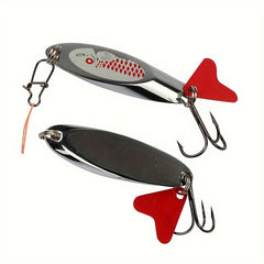 1pc 5 32g Saltwater Fishing Spoon Lure Treble Hook Hard Bait