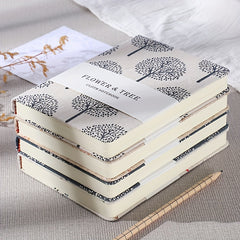 Cloth Print Notepad Student Journal Extra Thick Book