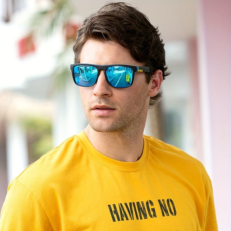 Men's Vintage Square Polarized Sunglasses UV400