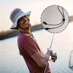 Adjustable Hat Clip with Elastic Cord for Outdoor Activities