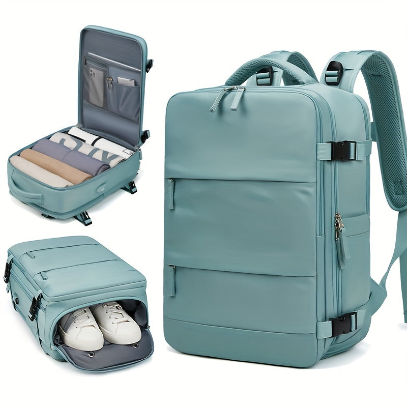 Large Capacity Carry On Backpack Nylon Durable Lightweight Laptop Backpack