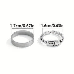 Vintage Boho Style Toe Ring Set Adjustable Foot Ring Set