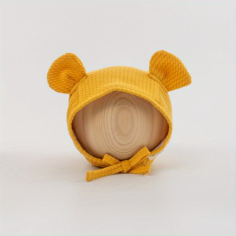 Baby Ear Cap Lightweight Birthday Fitted Hat For Boys And Girls