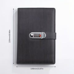 A5 Travel Lock Diary Student Notebook