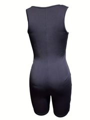 Sleeveless Tank Romper Casual Jumpsuit