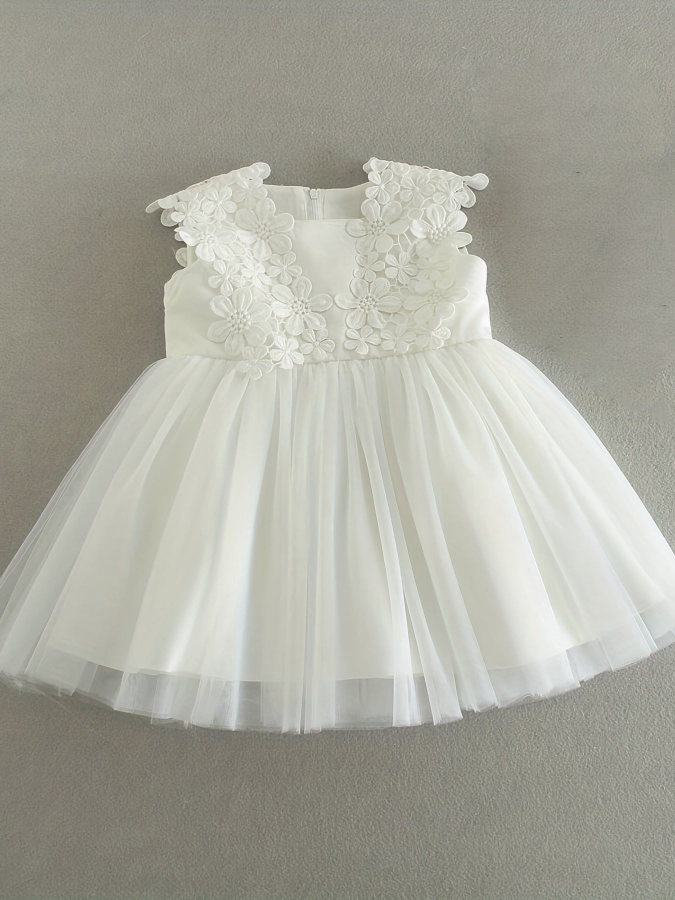 Baby Girls Floral Embroidered Princess Dress