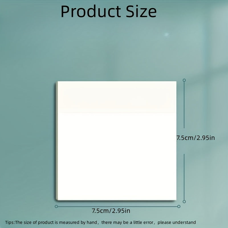 50 Transparent Sticky Notes Student Notes Sticky Note Stickers