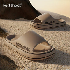 Men's Lightweight Open Toe Slippers for Shower Spring Summer