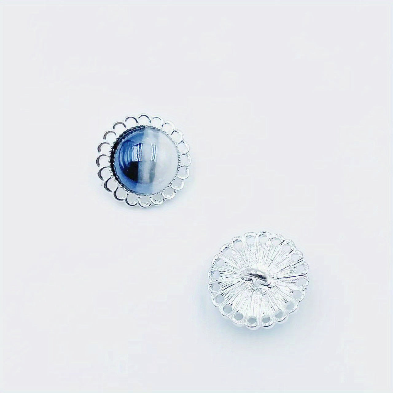 5pcs Hand Stitched Button Inlaid Diamond Pearl DIY Accessory