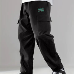 Cargo Pants Men's Flap Pocket Loose Casual Trousers