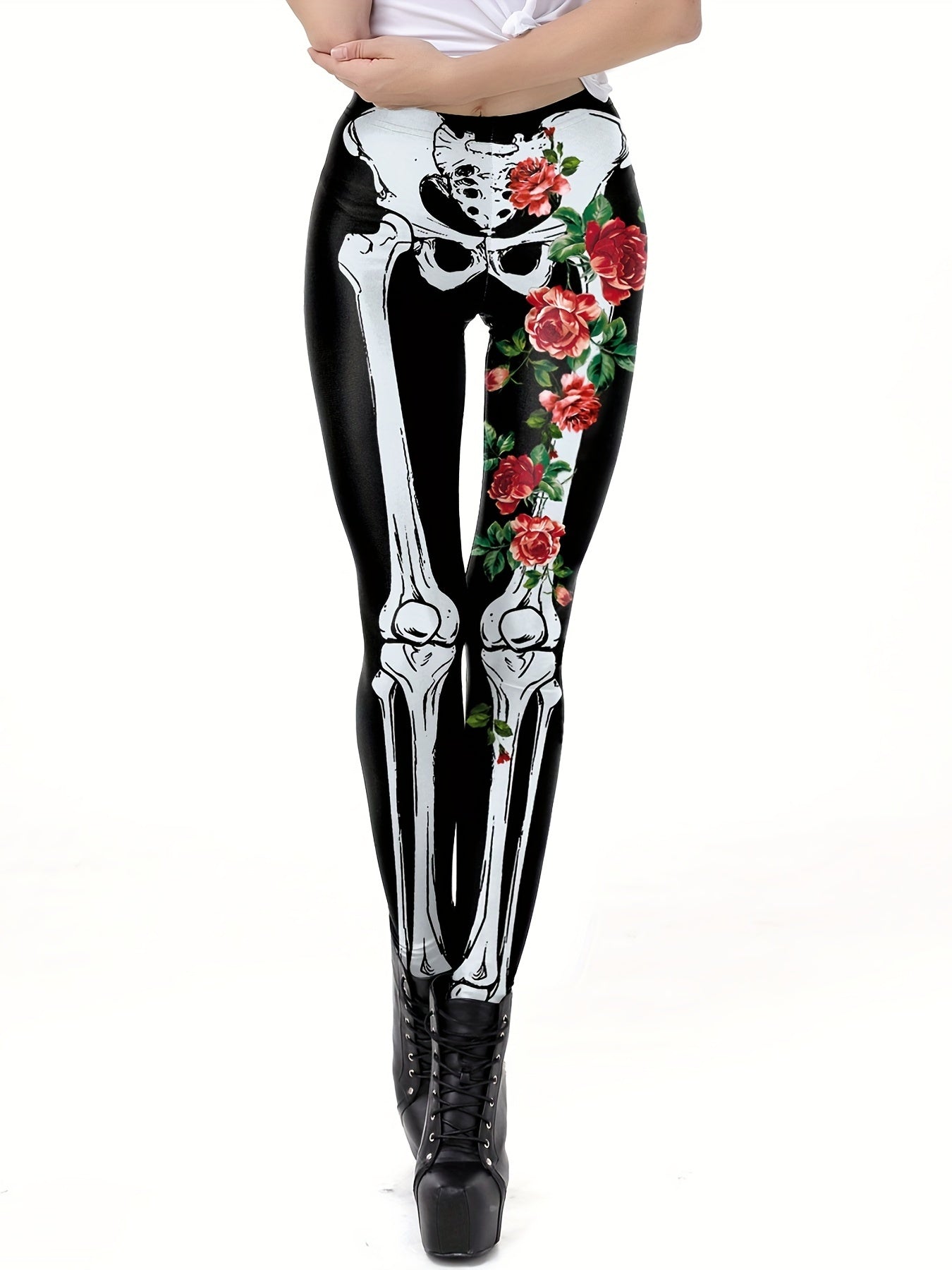 Vintage Gothic Halloween Leggings