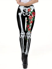 Vintage Gothic Halloween Leggings