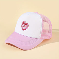 Mens Half Mesh Breathable Baseball Cap