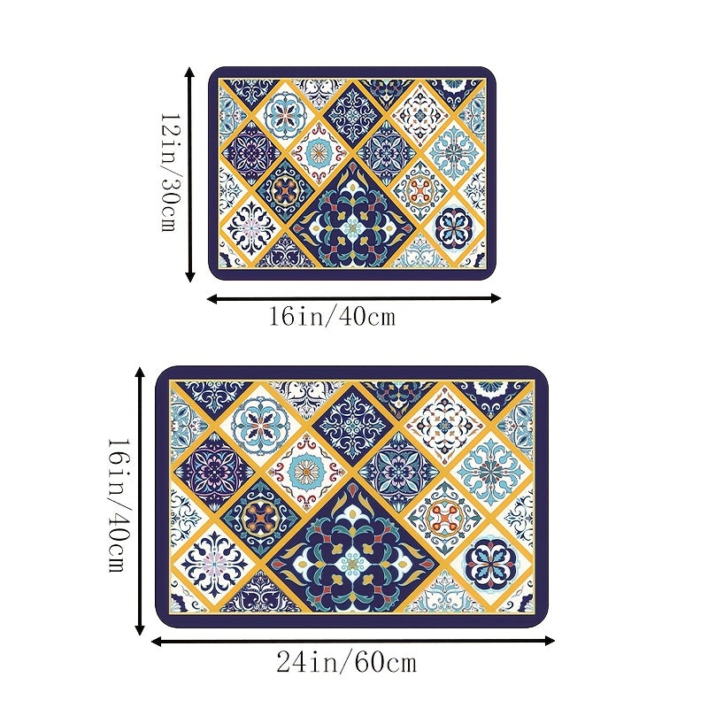 1pc Draining Mats for Kitchen Countertops Coffee Mats Kitchen Dish Mats Bar Coff