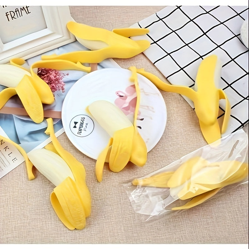Banana Pinch Toy Venting Banana Toy Prank Decompression Table Toys