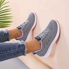 Women's Anti-Slip Mesh Running Shoes Soft Sole Sports Sneakers