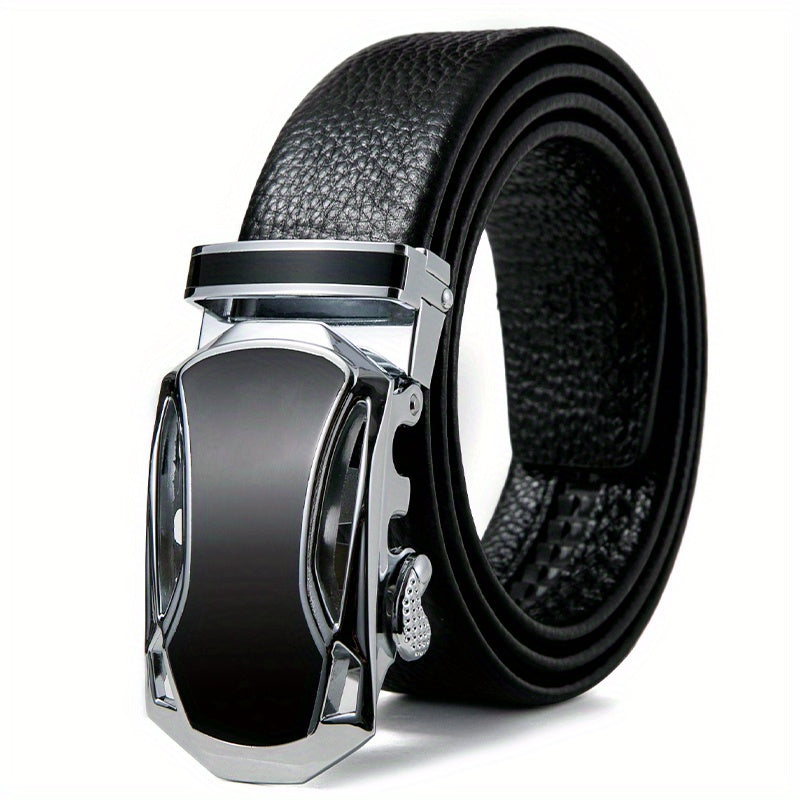 Cowhide Automatic Buckle Men's Belt Business Casual All-match Pants Belt
