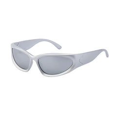 Men's Y2K Style Sports Sunglasses with Glasses Box and Cloth