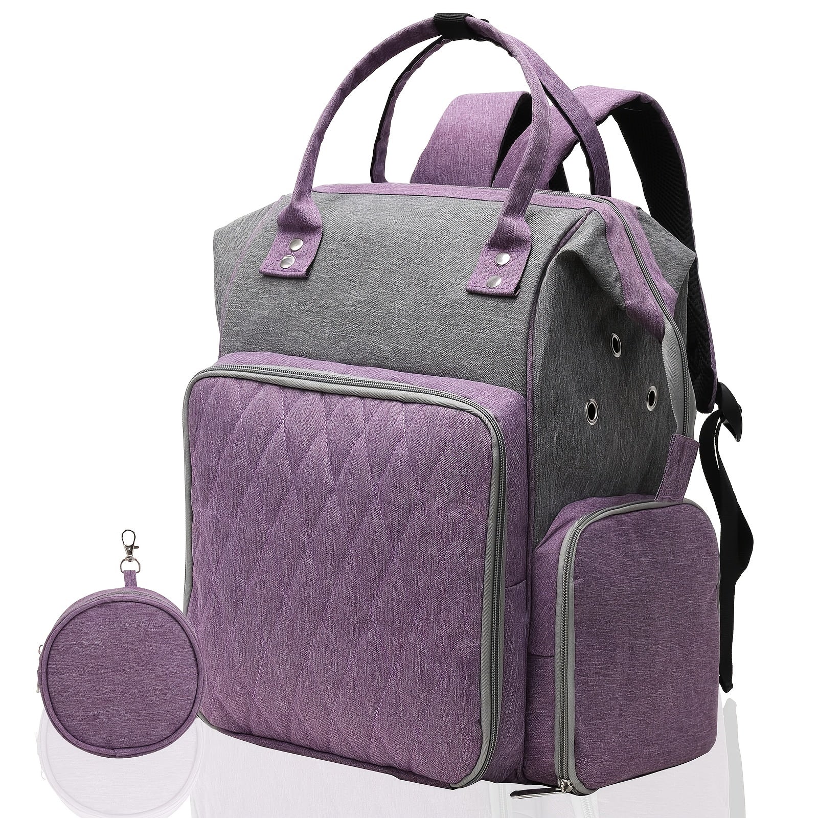 Knitting Bag Backpack Yarn Storage Organizer Tote Bag Holder Case
