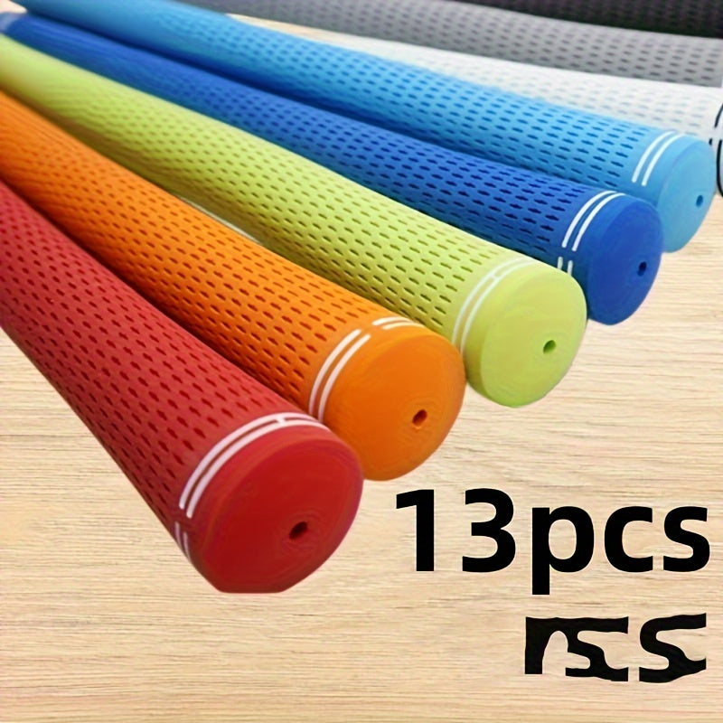 13pcs Soft & Durable Rubber Golf Club Grips for Improved Grip & Control