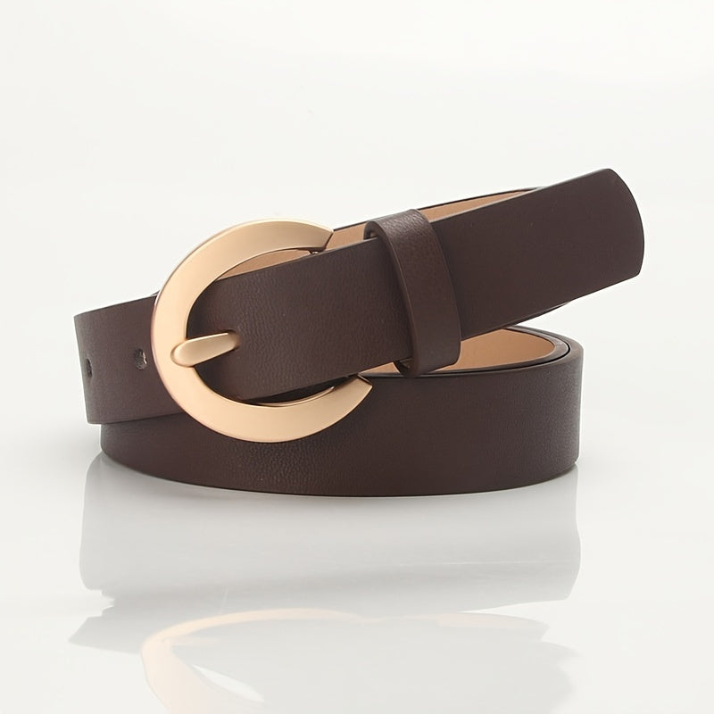 Women's PU Leather Waist Belt for Jeans Pants Dress