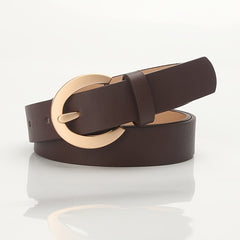 Women's PU Leather Waist Belt for Jeans Pants Dress