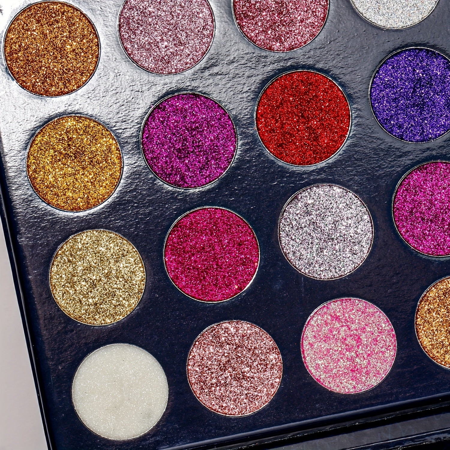 24 Shade Eyeshadow Palette Pressed Glitter Ultra Shimmer Long Lasting