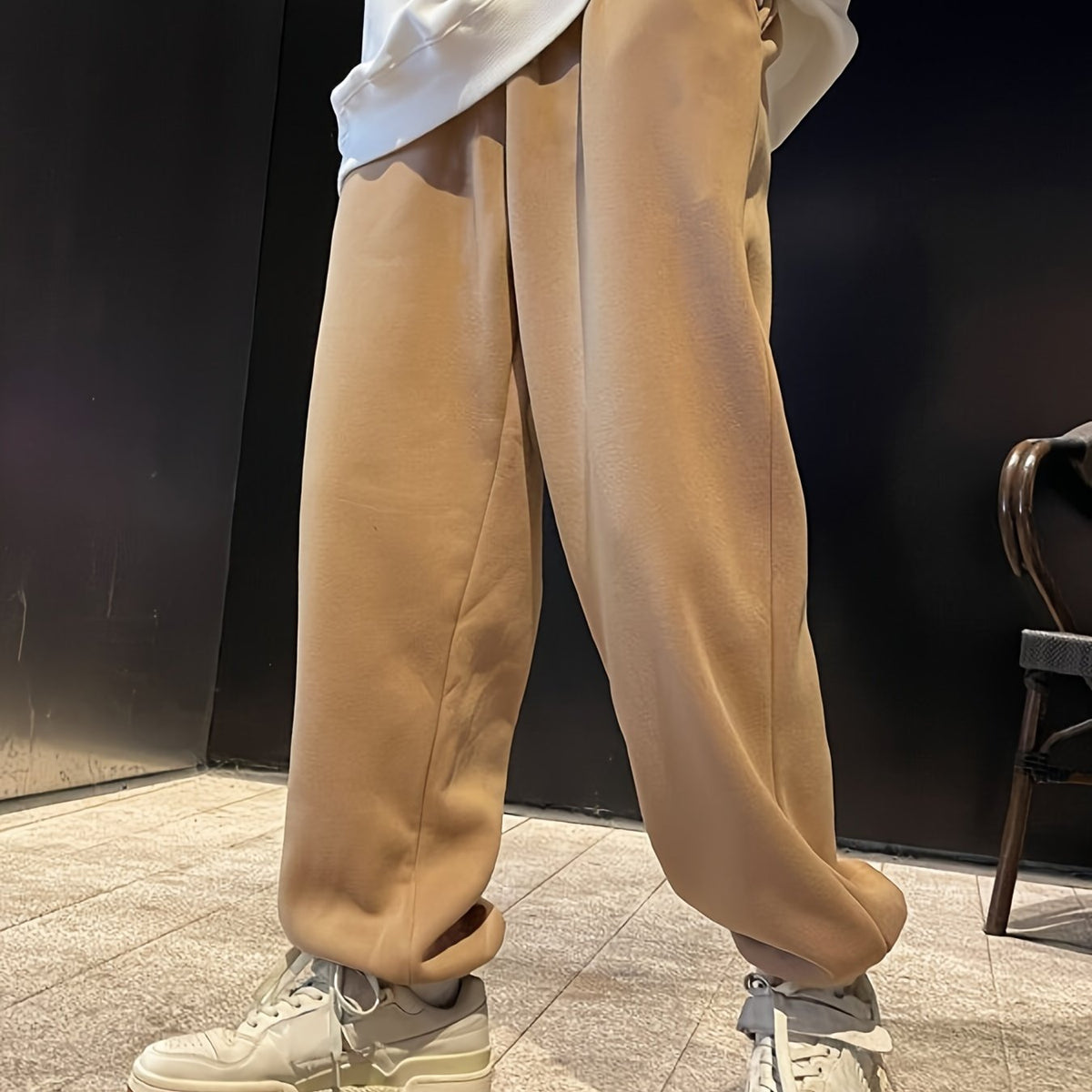 Men's Stretch Waist Drawstring Joggers Sweatpants