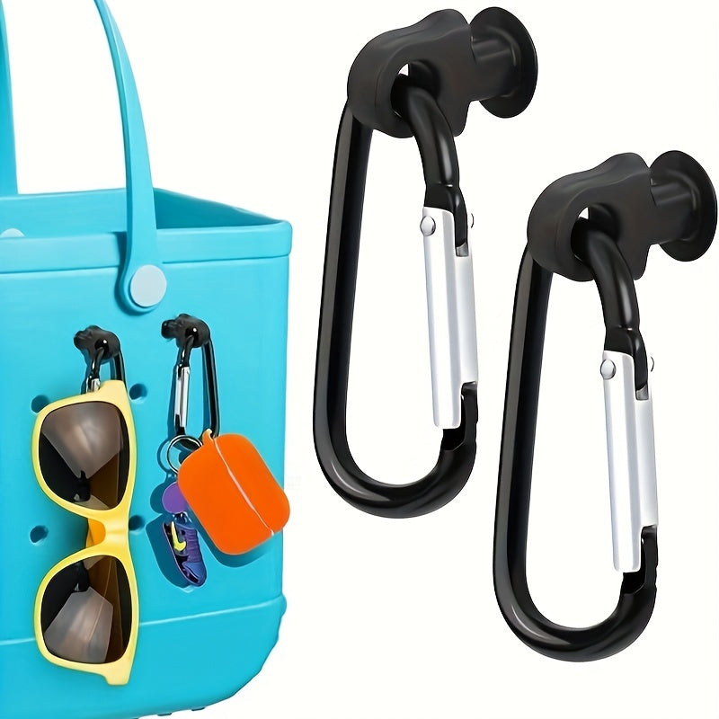 2pcs Key Holder Buckle Bag Insert Carabiner Key Chain Charm