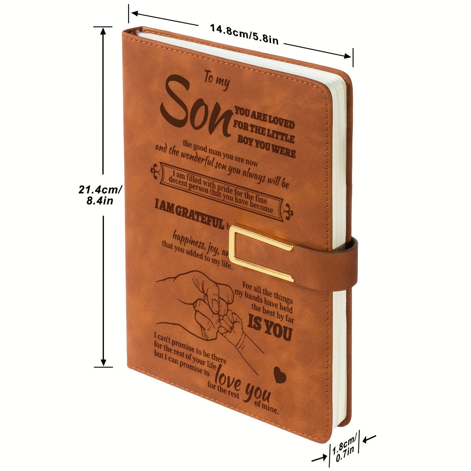 Engraved A5 Notebook Journal Gift For Son