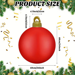 60 96 Cm Giant Inflatable Christmas Ball Decorations Outdoor