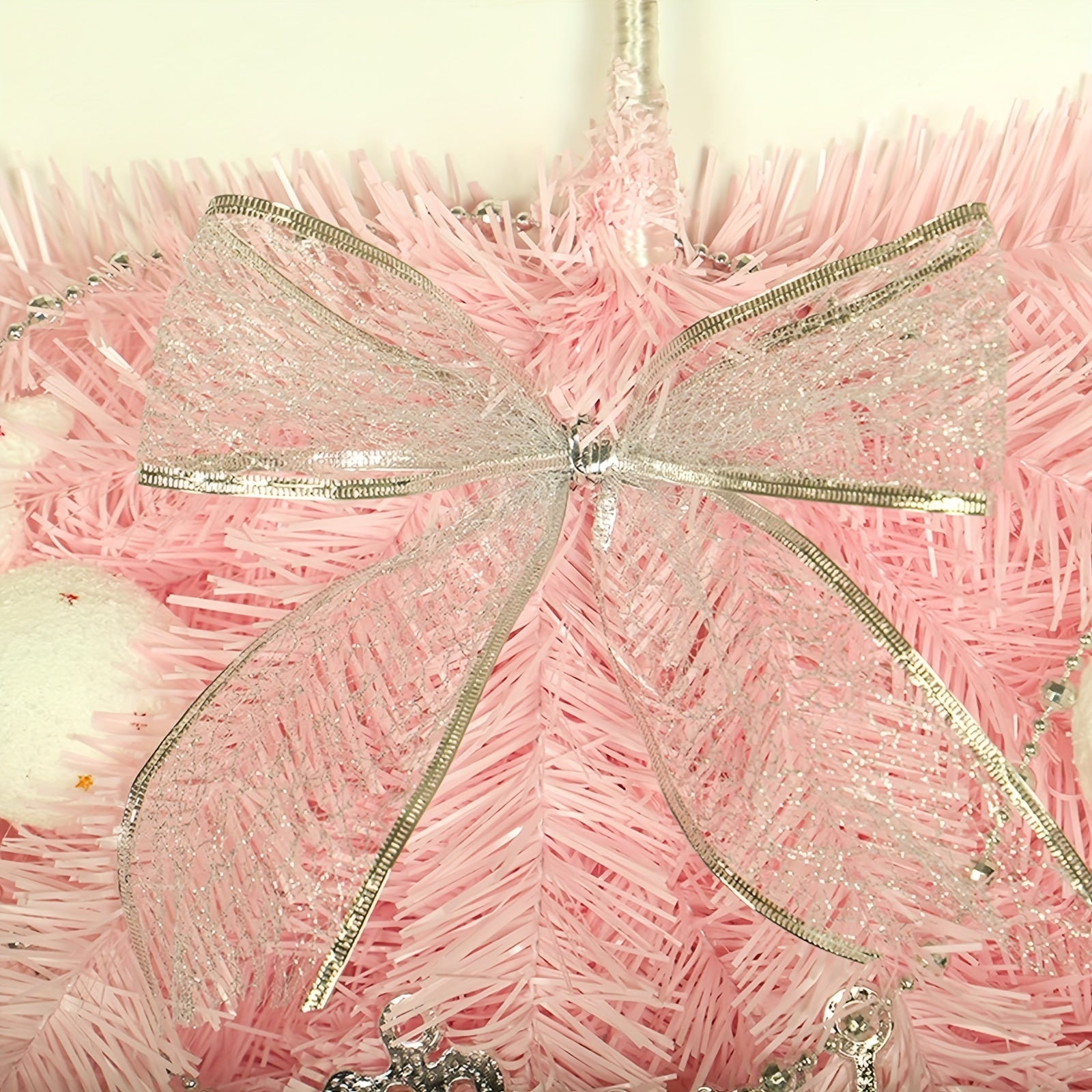 Fantasy Pink Christmas Tree Ornament Holiday Decoration