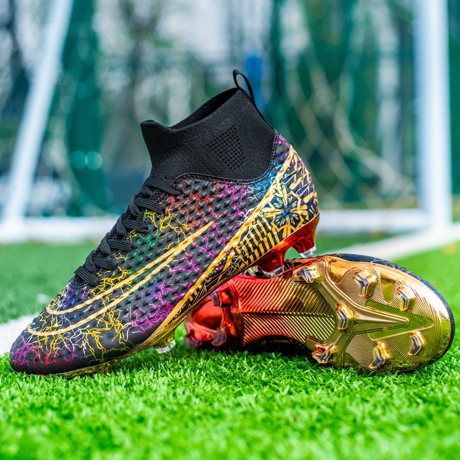 Pro Anti Slip Football Boots for Men - Competition Training & Soccer Games