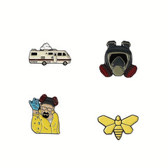 Deadly Wizard RV Anti-toxic Mask Shape Brooch