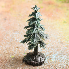 10pcs Christmas Tree Model Plant Cake Model Decoration