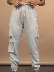 Drawstring Baggy Cargo Pants High Waist Casual Pants