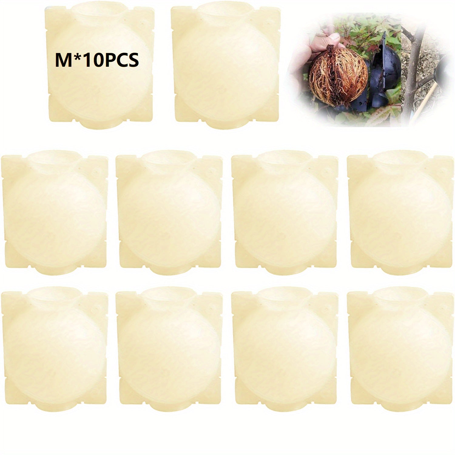 10pcs Reusable Tree Root Growing Box Air Layering Propagation Kit