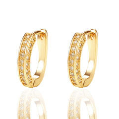 U-Shaped Zirconia Ear Buckle Earring