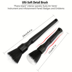 2pcs Ultra Soft Car Detailing Brush - Interior Cleaning Brush