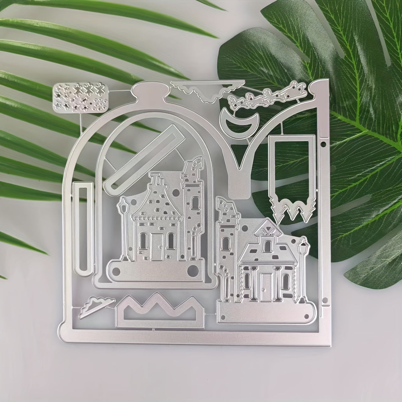 1pc Christmas House Metal Cutting Die DIY Card Scrapbook Decoration