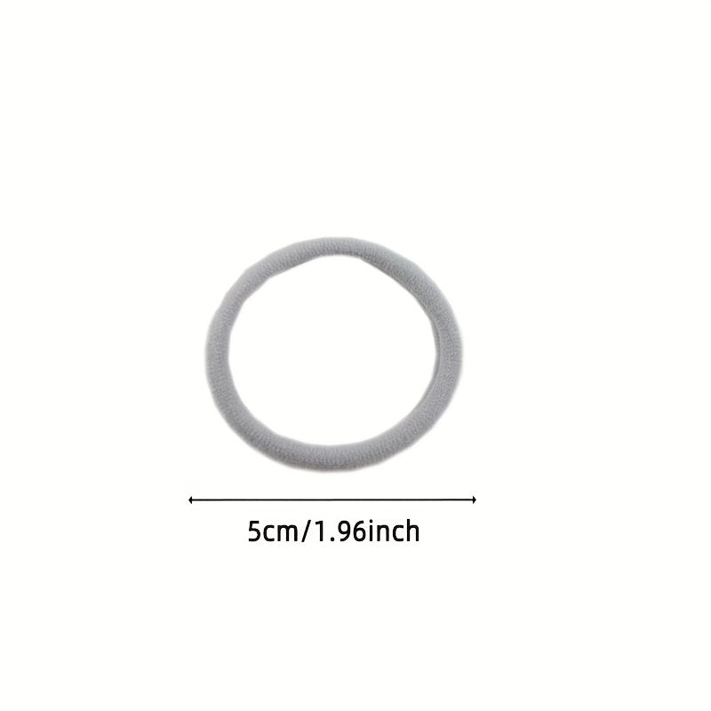 25pcs Hair Rope Ties Seamless Ponytail Holders Hair Accessories